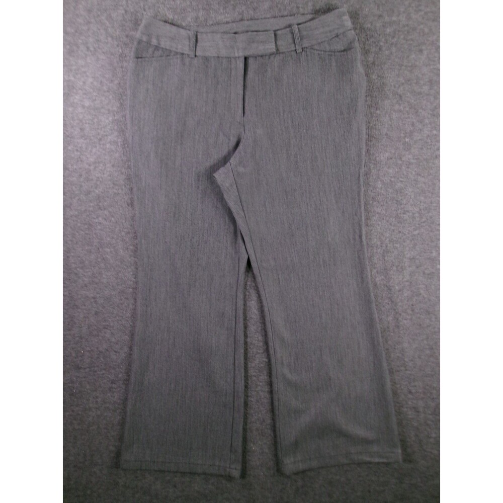 George Pants Women 14 Gray Capsule Office Work Day Stretch Causal City Dressy